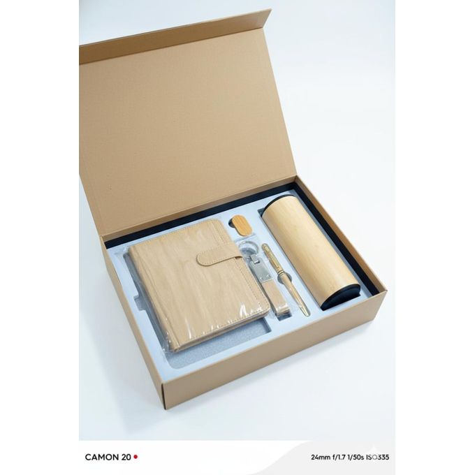 5-in-1 Bamboo Corporate Gift Set with Key Chain