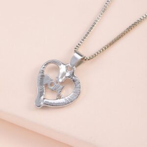Mom Silver Necklace, Gift Idea for Her